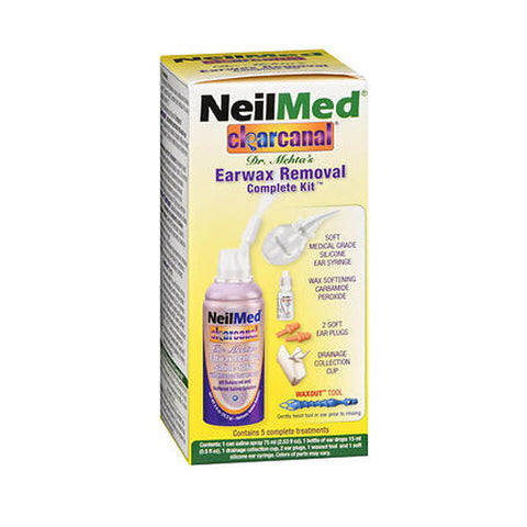 Neilmed, Clearcanal Earwax Removal Complete Kit, 75 ml Neilmed