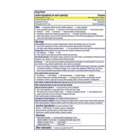 Vicks, Dayquil Severe Cold And Flu Liquicaps, 24 Count