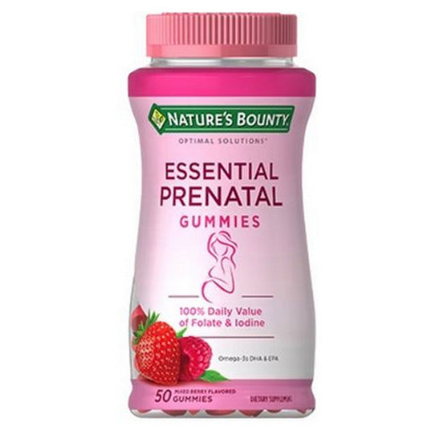 Nature's Bounty Optimal Solutions Essential Prenatal Gummies 50 Each by Nature's Bounty