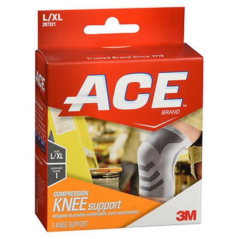 Ace, Compression Knee Support Large And Xtra Large, 1 Each Ace