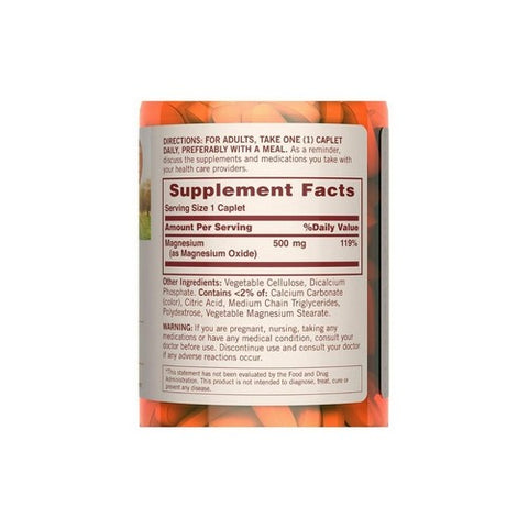 Sundown Naturals, Magnesium, 500 mg, 180 Caps Sundown Naturals