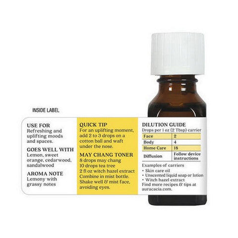 Aura Cacia, Essential Oil, May Chang 0.5 Oz Aura Cacia
