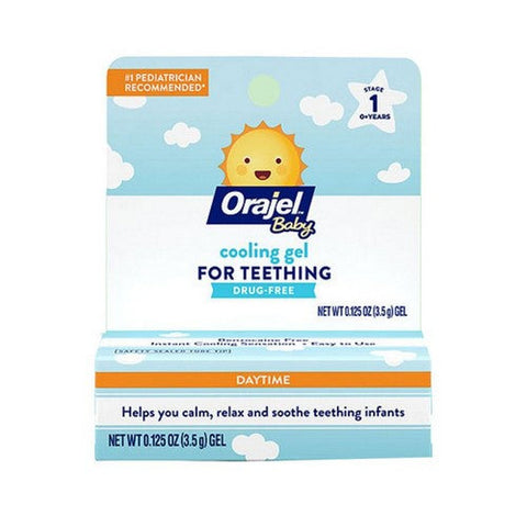 Baby Orajel, Daytime Cooling Gel For Teething Drug-Free, 0.33 Oz Baby Orajel