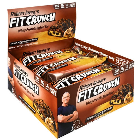 Fit Crunch Bars, Fit Crunch Bar, Cookie Dough 9 Bars Fit Crunch Bars