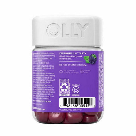 Olly, Sleep Blackberry Zen, 0, 50 Gummies Olly