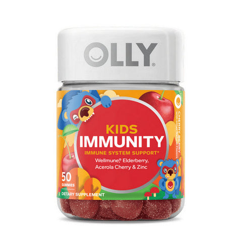 Olly, Kids Immunity, 0, 50 Gummies Olly