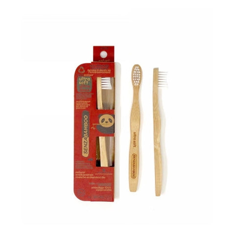 Senzacare, Ultra Soft Child Bamboo Toothbrush, 0, 1 Count Senzacare
