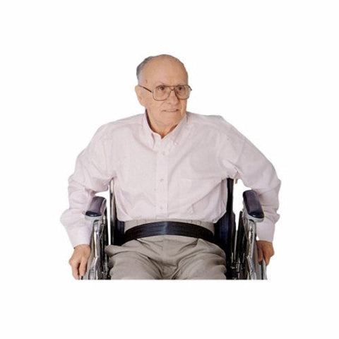 Skil-Care, Wheelchair Safety Belt Econo-Belt One Size Fits Most Strap Fastening with Buckle Attaches with Slide, 2 Inches X 50 Inches, Black Skil-Care