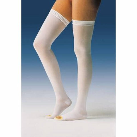 Bsn-Jobst, Anti-embolism Stockings JOBST  Anti-Em/GPT Thigh High X-Large / Regular White Inspection Toe, Box Of 6 Bsn-Jobst
