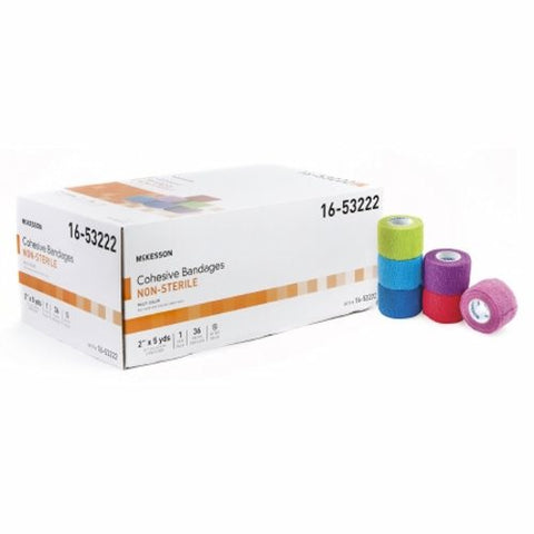 McKesson, Cohesive Bandage 2 Inch X 5 Yard Self-adherent Closure 16-4202, Case Of 36 McKesson