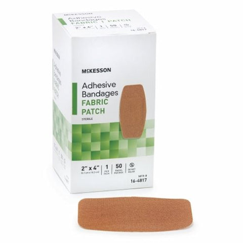McKesson, Adhesive Strip  2 X 4 Inch Tan Sterile, Case Of 24 McKesson