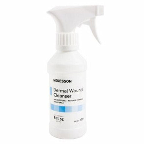 McKesson, Dermal Wound Cleanser Non-Sterile Non-Cytotoxic No-Rinse Formula, 8 Oz McKesson