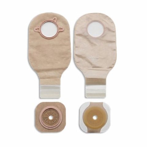 Hollister, Ileostomy Colostomy Pouch Two-Piece System 12 Inch Length Flat 19104, Box Of 5 Hollister