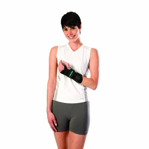 DJO, Wrist Brace AirCast  A2 Nylon / Foam Right Hand Black Medium, Count of 1 DJO