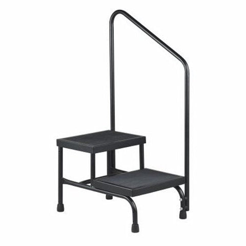 McKesson, Step Stool McKesson Bariatric 2-Step Powder Coated Steel 9 Inch and 16 Inch, Count of 1 McKesson