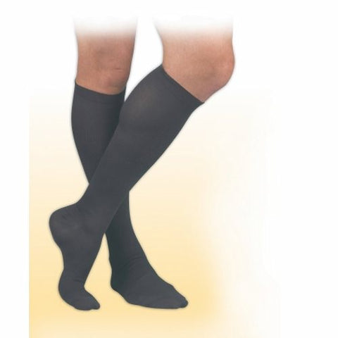 Activa, Compression Socks Activa Knee High Large Black Closed Toe, 1 Pair Activa