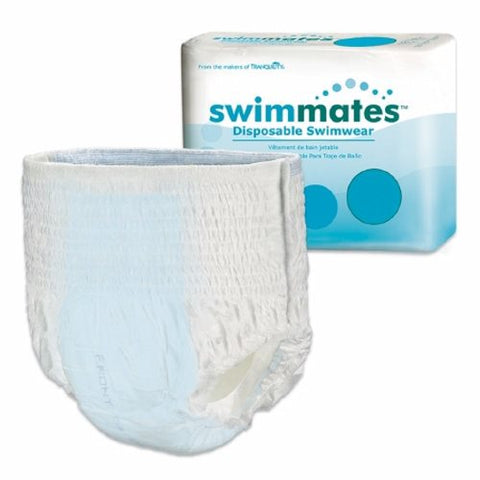 Swimmates, Bowel Containment Swim Brief Pull With Tear Away Seams Adult Large Unisex, Count of 18 Swimmates