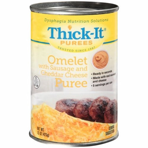 Thick-It, Puree Thick-It  Purees 15 oz. Container Can Sausage / Cheese Omelet Flavor Ready to Use Puree Consis, Count of 12 Thick-It