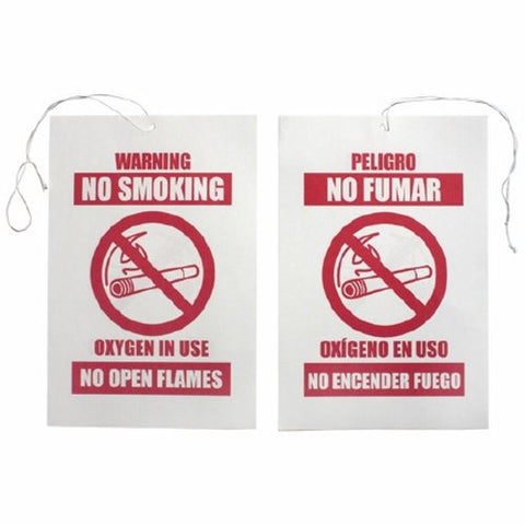 Sunset Healthcare, Caution Sign Sunset Warning No Smoking Oxygen in Use, Pack Of 50 Sunset Healthcare