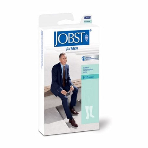 Bsn-Jobst, Compression Socks JOBST  for Men Knee High X-Large White Closed Toe, 1 Pair Bsn-Jobst