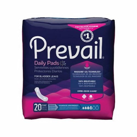 First Quality, Bladder Control Pad 9-1/4 Inch, Case Of 9 First Quality
