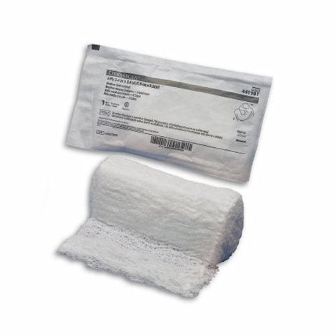 Cardinal, Fluff Bandage Roll Dermacea Gauze 6-Ply 3-2/5 Inch X 3-1/2 Yard Roll Shape Sterile, Count of 96 Cardinal