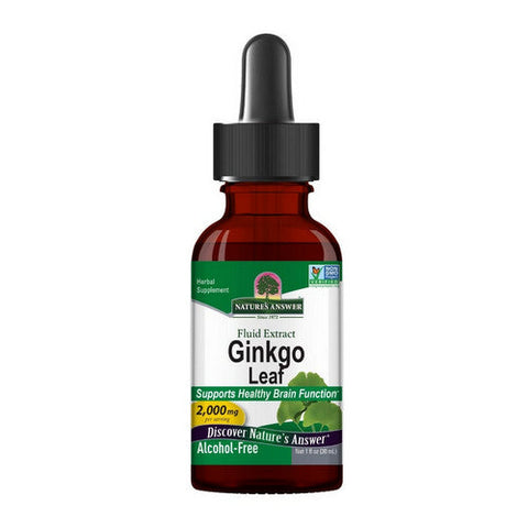 Nature's Answer, Ginkgo, ALCOHOL FREE, 1 OZ Nature's Answer