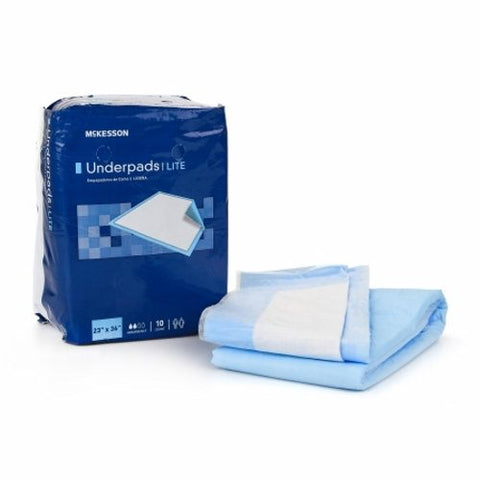 Underpad Classic Blue Case of 120 by McKesson