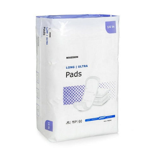 McKesson, Bladder Control Pad 14 Inch Length Heavy Absorbency Polymer Core PADHV, Count of 1 McKesson