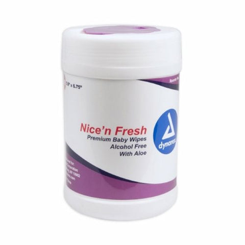 Dynarex, Nice'N Fresh Canister Scented Baby Wipe, Count of 1 Dynarex