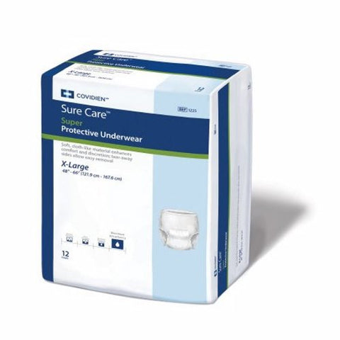 Cardinal, Unisex Adult Absorbent Underwear Pull On X-Large 1625R, Case Of 4 Cardinal
