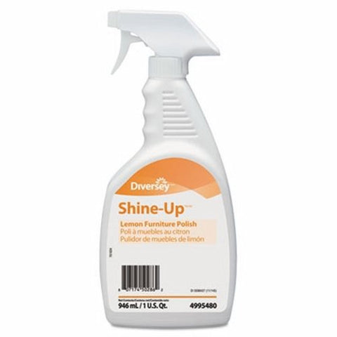 Lagasse, Furniture Polish Shine-Up Liquid 1 Quart NonSterile Bottle Lemon Scent, 1 Quart Diversey