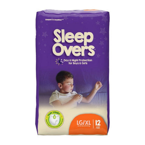 First Quality, Unisex Youth Absorbent Underwear Sleep Overs Pull On with Tear Away Seams Large And X-Large Disposable Heavy Absorbency, 1 Pack First Quality