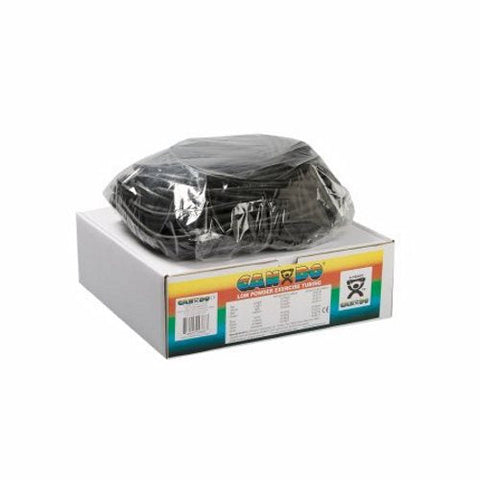 Fabrication Enterprises, Exercise Resistance Tubing X-Heavy, 100' Roll Black Fabrication Enterprises