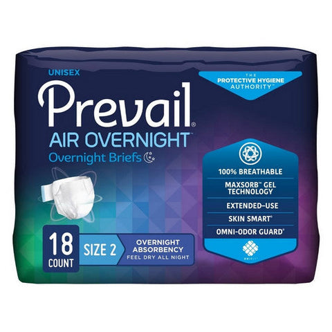 First Quality, Unisex Adult Incontinence Brief Size 2, Count of 18 First Quality