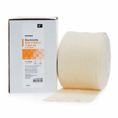 McKesson, Stockinette Tubular McKesson 6 Inch X 25 Yard Cotton NonSterile, 1 Roll McKesson