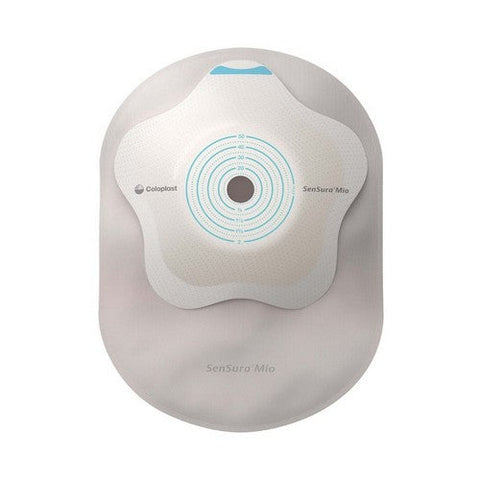 Coloplast, Ostomy Pouch SenSura  Mio Concave One-Piece System 3/8 to 2-3/8 Inch Stoma Closed End Concave, Trim, Box Of 10 Coloplast
