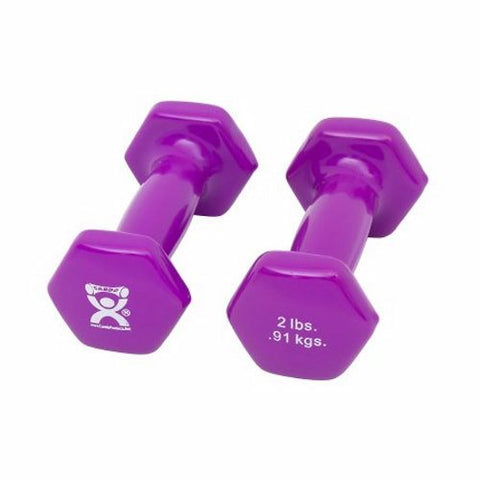 Fabrication Enterprises, Dumbbell Pair Dumbbell CanDo  2 X 2 lbs., 1 Pair Fabrication Enterprises