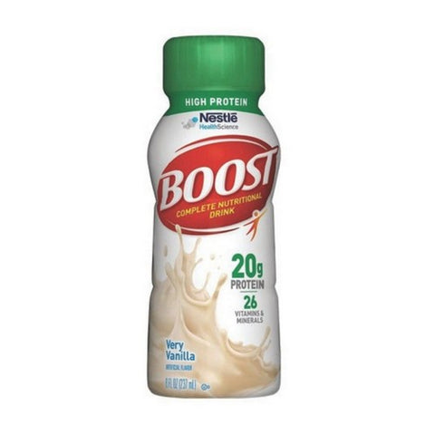 Boost High Protein Very Vanilla 8 Oz by Nestle Healthcare Nutrition