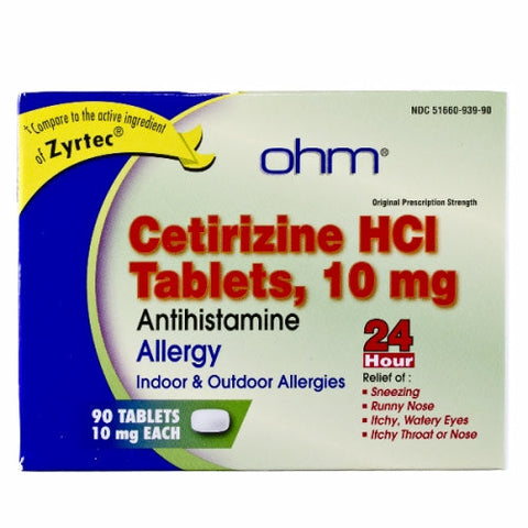 Zyrtec, Cetirizine Hcl, 10 Mg, 90 Tabs Zyrtec