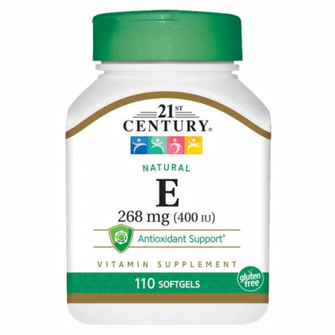 21st Century, Vitamin E, 268mg, 110 Softgels 21st Century