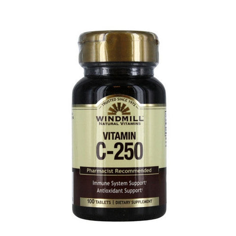 Windmill, Vitamin C, 250mg, 100 Tabs Windmill