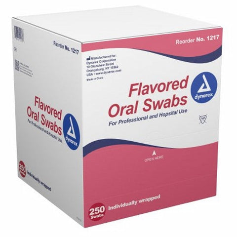Dynarex, Oral Swabstick, Box Of 250 Dynarex