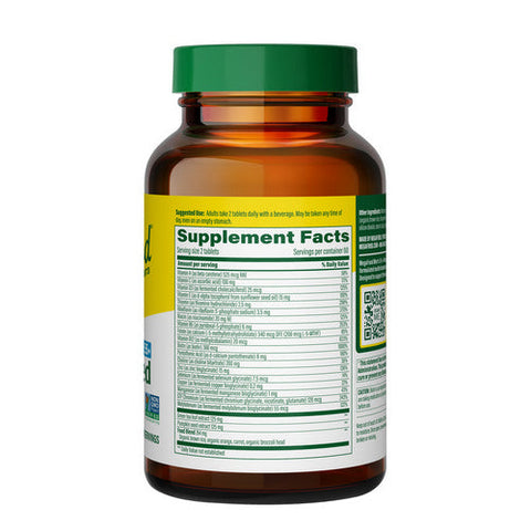 MegaFood, Men's 55+ Advanced Multivitamin, 120 Tabs MegaFood