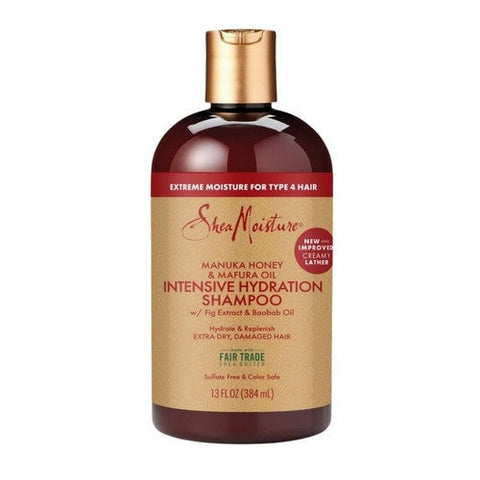 Shea Moisture, Manuka Honey & Marufa Oil Intensive Hydration Shampoo, 13 Oz Shea Moisture