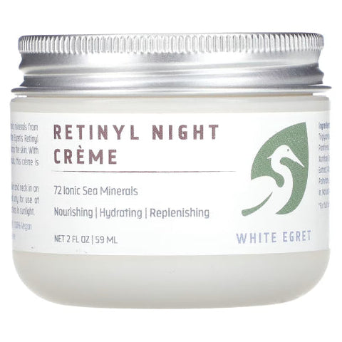 White Egret, Hydrating Retinol Night, 2 Oz White Egret