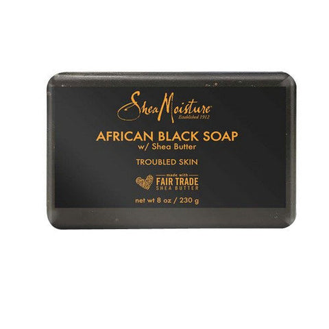 Shea Moisture, African Black Soap With Shea Butter, 8 Oz Shea Moisture