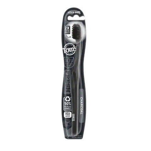 Tom's Of Maine, Gentle Charcoal Ultra Soft Toothbrush, 1 Count Tom's Of Maine