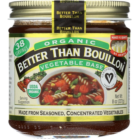 Better Than Bouillon, Organic Seasoned Vegetable Base, 8 Oz(Case Of 6) Better Than Bouillon