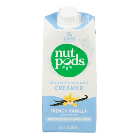 Nutpods, Unswee Tened French Vanilla DairyFree Creamer, 11.2 Oz(Case Of 12) Nutpods
